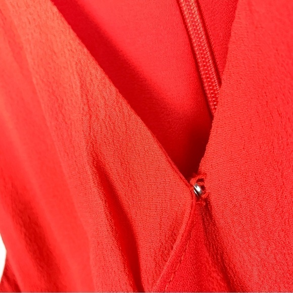 Greylin Red Sleeveless Flowy Wide Leg Jumpsuit Sz XS - Picture 8 of 10